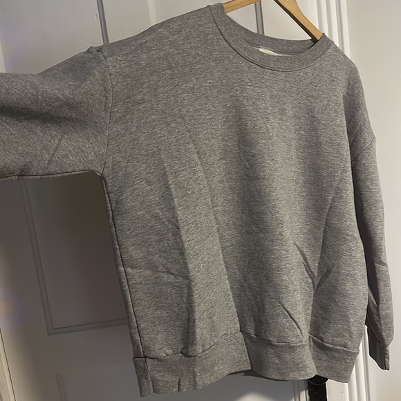 Grey Brookside Casual Crew Neck Utility Sweater Size M - Picture 7 of 10